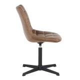 LumiSource Quad Chair - LIGHT BROWN - Side