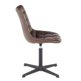 LumiSource Quad Chair - DARK BROWN - Side