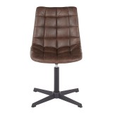 LumiSource Quad Chair - DARK BROWN - Front
