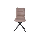 Whiteline Modern Living Marlon Dining Chair - Taupe - Front
