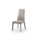 Whiteline Modern Living Ricky Dining Chair - Grey Oak / Taupe