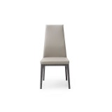 Whiteline Modern Living Ricky Dining Chair - Grey Oak / Taupe