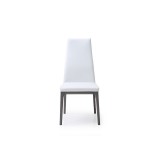 Whiteline Modern Living Ricky Dining Chair - Grey Oak / White