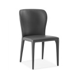 Hazel Dining Chair With Gray Faux Leather 