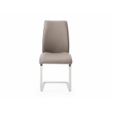 Whiteline Modern Living Katrina Dining Chair - Warm Grey