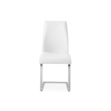 Whiteline Modern Living Katrina Dining Chair - White