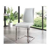Whiteline Modern Living Katrina Dining Chair - White