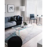 Fleur Dining Chair Black In Full Leather Wrap - Lifestyle