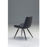 Willam Dining Chair Dark Grey Cashmere - Back Angled