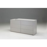 Vex Double Dresser Matte Stone - Folded