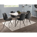 LumiSource Sedona Dining Table - DARK BROWN - Lifestyle