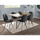 LumiSource Sedona Dining Table - LIGHT BROWN - Lifestyle
