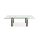 Whiteline Modern Living Davy Extendable Dining Table - Grey Oak