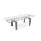 Whiteline Modern Living Davy Extendable Dining Table - Grey Oak
