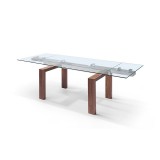 Whiteline Modern Living Davy Extendable Dining Table - Walnut