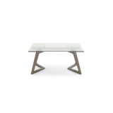 Whiteline Modern Living Delta Extendable Dining Table - Grey Oak