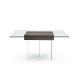 Whiteline Modern Living Roxana Dining Table - Walnut