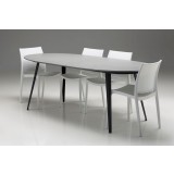 Tulum Dining Table Grey Epoxy - Lifestyle - In Set