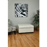 Detour Storage Ottoman - Cream