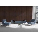 Splitback Dublexo Chair in Brass Legs