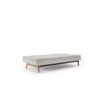 Splitback Dublexo Elk Sofa in Oak Lacquer - Fully Reclined