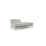 Splitback Dublexo Elk Sofa in Oak Lacquer - Half Reclined