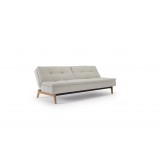 Splitback Dublexo Elk Sofa in Oak Lacquer - Semi Reclined