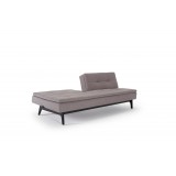 Splitback Dublexo Elk Sofa in Black Lacquer - Half Reclined