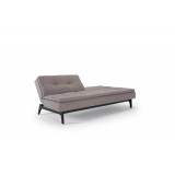 Splitback Dublexo Elk Sofa in Black Lacquer - Half Angled