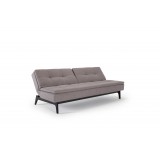 Splitback Dublexo Elk Sofa in Black Lacquer - Semi Reclined