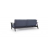 Splitback Dublexo Frej Sofa in Black Lacquer - Back