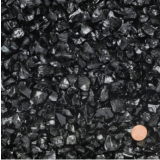 Standard Ebony Glass Fire Stone