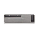 Esther Tv Unit All In Grey Oak Veneer - Front
