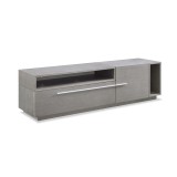 Esther Tv Unit All In Grey Oak Veneer - Angled View
