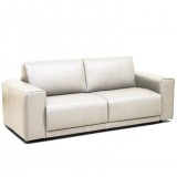 Eden Sofabed - Light Grey - Side Angled