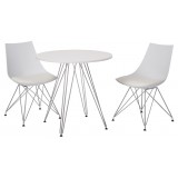 Eiffel Dinette Table - White - Set