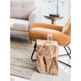 Natural Teak Wood End Table - Lifestyle 4