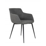 Ronda Arm Chair Grey-set Of Two