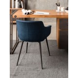 Ronda Arm Chair Grey-set Of Two