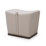 Bellini Modern Living Electra Ottoman - LIGHT GREY