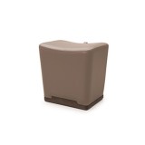 Bellini Modern Living Electra Ottoman - TAUPE