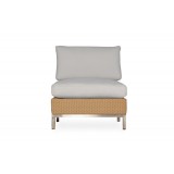 Elements Armless Lounge Chair with Loom Back