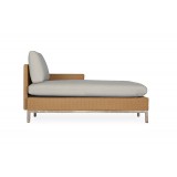 Elements Left Arm Chaise With Loom Back