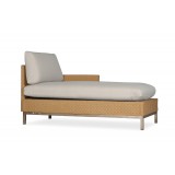 Elements Left Arm Chaise With Loom Back - Angled