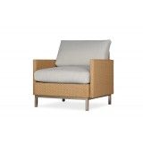 Elements Lounge Chair with Loom Arms and Back - Angled