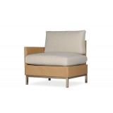Elements Right Arm Lounge Chair with Loom Arms and Back - Angled