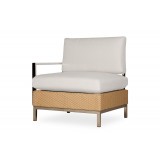 Elements Right Arm Lounge Chair with Stainless Arm and Back