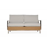 Elements Settee With Stainless Steel Arms And Back