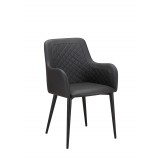 Dining Chair Black - Angle