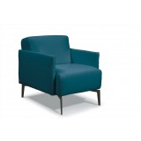 Eros Chair In Leather Pavone